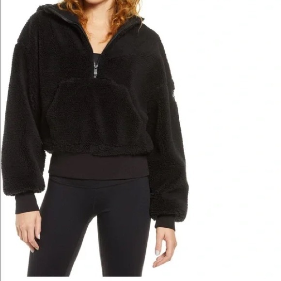 ALO YOGA STREETSIDE SHERPA HALF ZIP PULLOVER - Picture 2 of 8